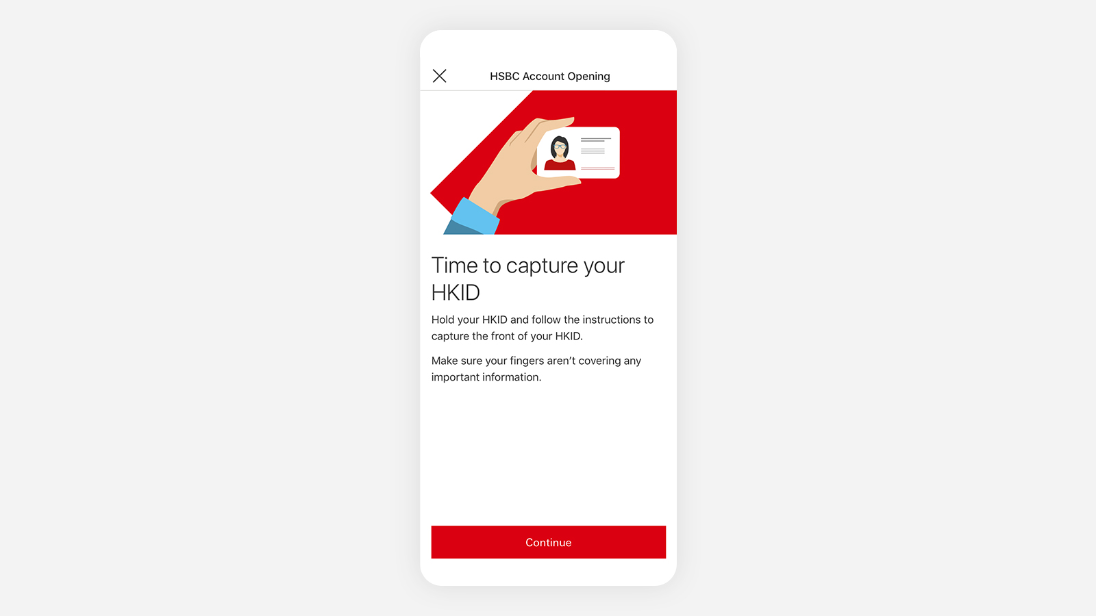 HSBC 开户流程 Step 2 官方截图（实操流程图）